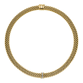 Weißgold, Halsschmuck, FOPE Panorama Collier mit Diamanten 58712CX_BB_G_GBG_042