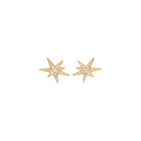         Gelbgold, Ohrringe, Ole Lynggaard Copenhagen Funky Stars Ohrstecker klein A3097-402