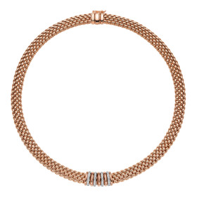 Weißgold, Halsschmuck, FOPE Panorama Collier mit Diamanten 58812CX_BB_R_RBX_042