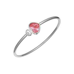 Weißgold, Armschmuck, Chopard Happy Hearts Armreif, Ref: 857482-1705