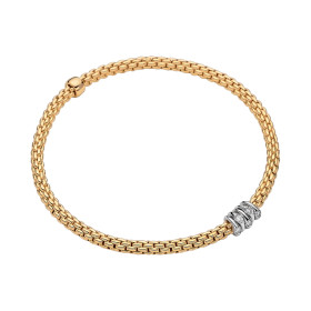 Gelbgold, Armschmuck, FOPE Prima Flex'it Armband, Ref: 74608BX_BB_G_XBX_0XS