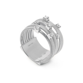 Weißgold, Ringe, Marco Bicego Goa Ring, Ref: AG277 B W