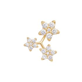 Gelbgold, Ohrringe, Ole Lynggaard Copenhagen Shooting Stars Einzelner Ohrstecker A3089-401