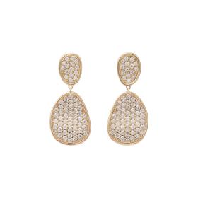 Gelbgold, Ohrringe, Marco Bicego Lunaria Alta Hängeohrringe OB1432_B2_Y_2Y