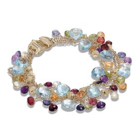 Armschmuck, Gelbgold, Marco Bicego Paradise Armband BB2593 MIX01T Y