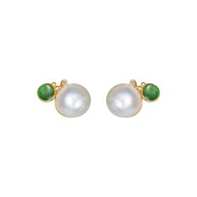 Gelbgold, Ohrringe, Ole Lynggaard Copenhagen BoHo Ohrstecker A2930-404