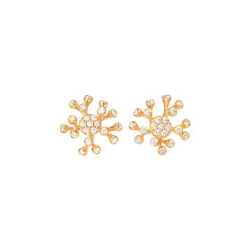 Gelbgold, Ohrringe, Ole Lynggaard Copenhagen Wild Rose Ohrstecker A3139-401