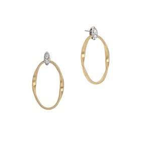 Weißgold, Ohrringe, Marco Bicego Marrakech Onde Ohrringe OG367 B YW