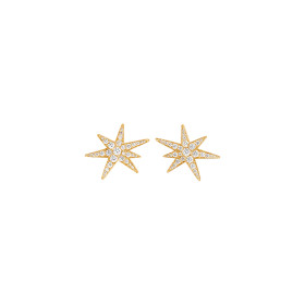 Gelbgold, Ohrringe, Ole Lynggaard Copenhagen Funky Stars Ohrstecker Medium A3098-402