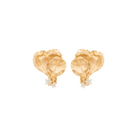 Gelbgold, Ohrringe, Ole Lynggaard Copenhagen Wild Rose Ohrclips A3104-401