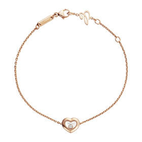 Roségold, Armschmuck, Chopard Happy Diamonds Icons Armband 85A054-5001