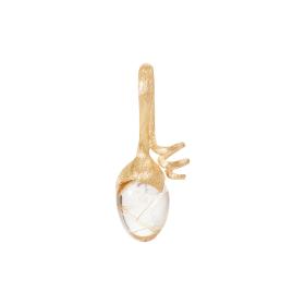 Gelbgold, Halsschmuck, Ole Lynggaard Copenhagen Lotus Sprout Anhänger A2662-407