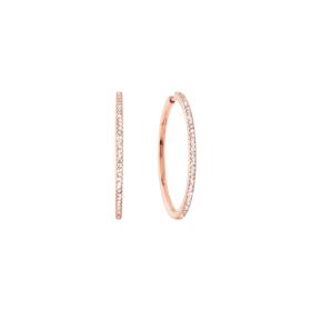 Roségold, Ohrringe, Ole Lynggaard Copenhagen Love Band Creole Large A2599-701