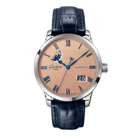         Damen- und Herrenuhr, Glashütte Original Senator Excellence Panoramadatum Mondphase 1-36-24-04-02-61