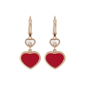 Roségold, Ohrringe, Chopard Happy Hearts Ohrringe 837482-5820