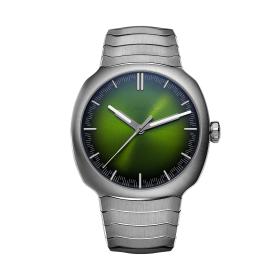 Unisex, H. Moser & Cie Streamliner Centre Seconds Matrix Green 6201-1200