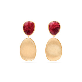         Gelbgold, Ohrringe, Marco Bicego Lunaria Color Ohrhänger OB1345 TUL01 Y