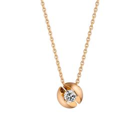 Roségold, Halsschmuck, Schaffrath CALLA Collier 754_CALL2_25_RW
