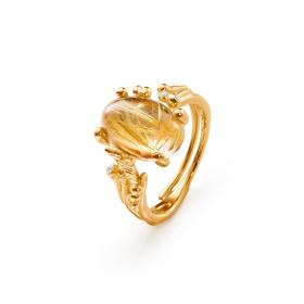Gelbgold, Ringe, Ole Lynggaard Copenhagen Boho Ring small A2929-404