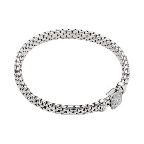 Weißgold, Armschmuck, FOPE Eka Flex'it Armband mit Diamantpavé, Ref: 56102BX_PB_B_XBX_0XL