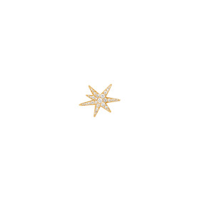         Gelbgold, Ohrringe, Ole Lynggaard Copenhagen Funky Stars Ohrstecker Medium A3098-401