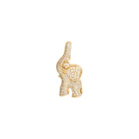 Halsschmuck, Gelbgold, Ole Lynggaard Copenhagen Elephant Anhänger A1384-402