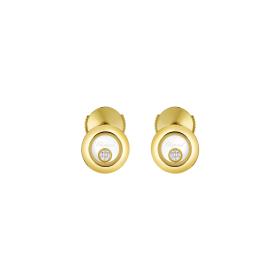 Gelbgold, Ohrringe, Chopard Happy Diamonds Icons Ohrstecker 83A017-0001