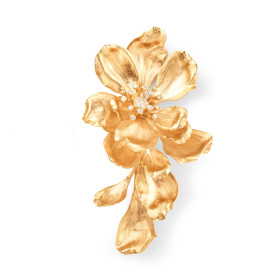         Gelbgold, Ohrringe, Ole Lynggaard Copenhagen Wild Rose Ohrclip A3127-401