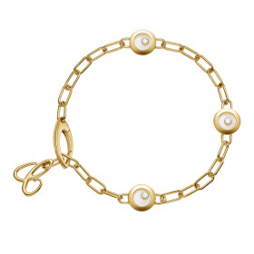 Gelbgold, Armschmuck, Chopard Happy Diamonds Icons Armband, Ref: 85A117-0010