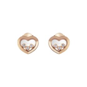 Ohrringe, Roségold, Chopard Happy Diamonds Icons Ohrstecker 83A611-5001