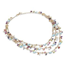 Gelbgold, Halsschmuck, Marco Bicego Paradise Halskette CB2593_MIX01T_Y_02