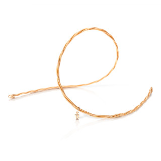 Gelbgold, Halsschmuck, Wellendorff Collier ZARTE SILKY., Ref: 406765
