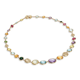 Gelbgold, Halsschmuck, Marco Bicego Jaipur Color Halskette, Ref: CB2160_MIX01_Y_02