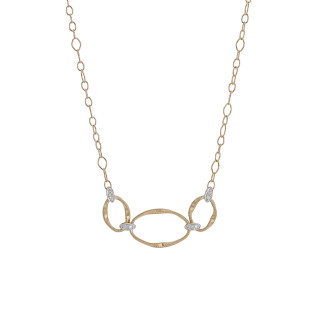 Gelbgold, Halsschmuck, Marco Bicego Marrakech Onde Halskette, Ref: CG771 B2 YW