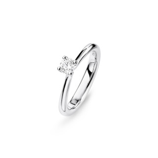 Weißgold, Ringe, Ole Lynggaard Copenhagen Classic Solitaire Ring, Ref: A2772-506