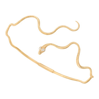 Gelbgold, Halsschmuck, Ole Lynggaard Copenhagen Snakes Halsreif, Ref: A2848-402