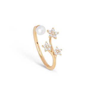 Gelbgold, Ringe, Ole Lynggaard Copenhagen Shooting Stars Ring mittel, Ref: A2864-401
