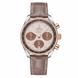 Damen- und Herrenuhr, Omega Speedmaster 38, Ref: 324.28.38.50.02.002