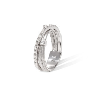 Weißgold, Ringe, Marco Bicego Goa Ring, Ref: AG269_B2_W_01