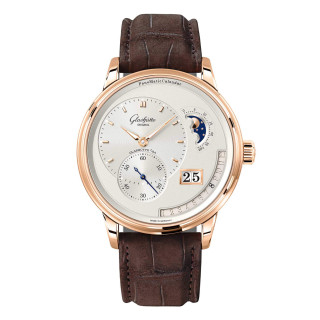 Damen- und Herrenuhr, Glashütte Original PanoMaticCalendar, Ref: 1-92-09-02-05-62