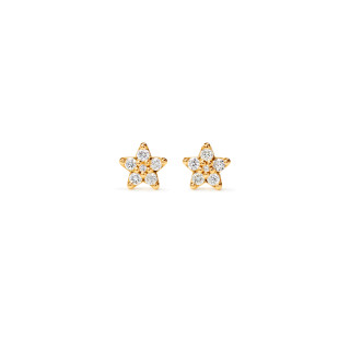 Gelbgold, Ohrringe, Ole Lynggaard Copenhagen Shooting Stars Ohrstecker klein, Ref: A2860-401