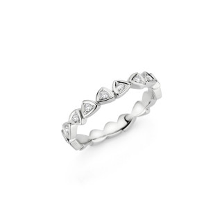 Platin, Ringe, Gellner Wave Ring, Ref: 5-25171-01