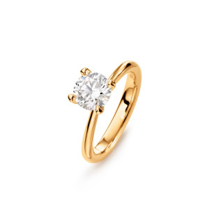 Gelbgold, Ringe, Ole Lynggaard Copenhagen Classic Solitaire Ring, Ref: A2760-489