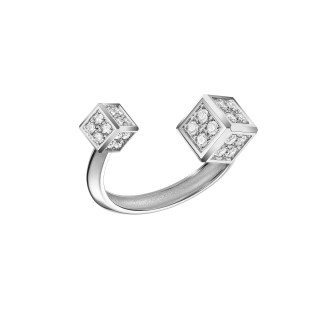 Weißgold, Ringe, Chopard Ice Cube Be Cube Ring, Ref: 82A661-1011