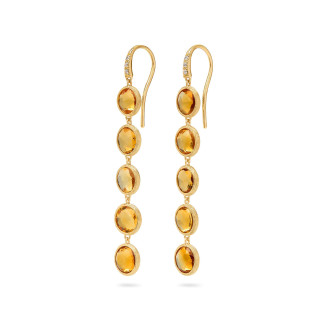 Gelbgold, Ohrringe, Marco Bicego Jaipur Color Ohrhänger, Ref: OB1966-AB QG01 Y