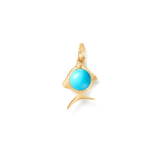 Gelbgold, Halsschmuck, Ole Lynggaard Copenhagen Young Fish Charm, Ref: A3263-402