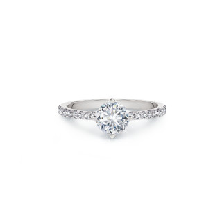Platin, Ringe, Forevermark Forevermark Setting Pavé Ring, Ref: FM/F2-030-PT