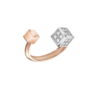 Weißgold, Ringe, Chopard Ice Cube Be Cube Ring, Ref: 82A661-9010