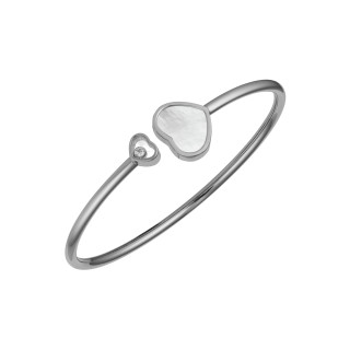 Weißgold, Armschmuck, Chopard Happy Hearts Armreif, Ref: 857482-1302