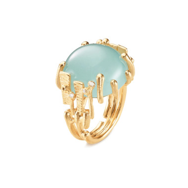         Gelbgold, Ringe, Ole Lynggaard Copenhagen Boho Ring groß